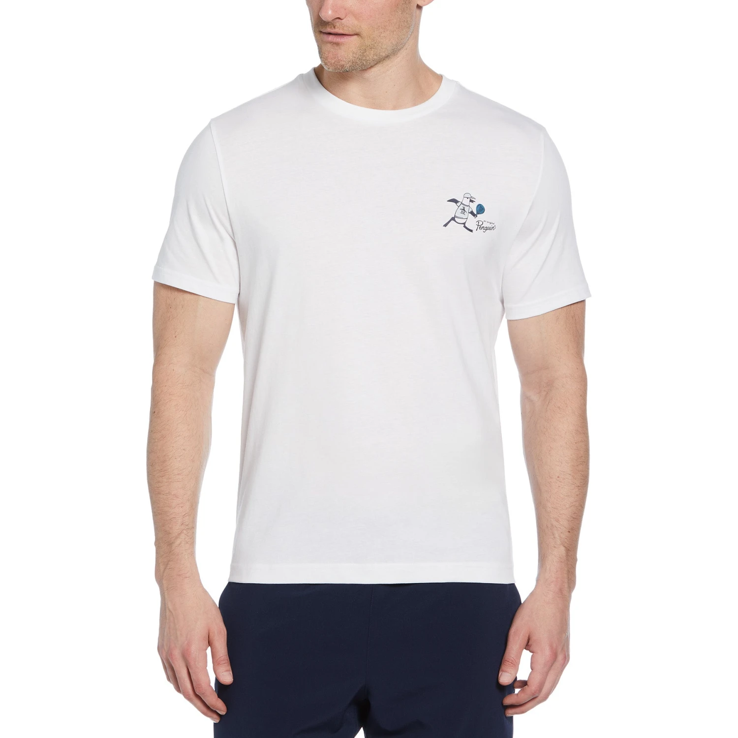 Original Penguin Padel Graphic T-Shirt In Bright White(Padel Graphic T Shirt White O1kfe006gg 118) 1 Original Penguin Padel Graphic T-Shirt In Bright White(Padel Graphic T Shirt White O1kfe006gg 118)