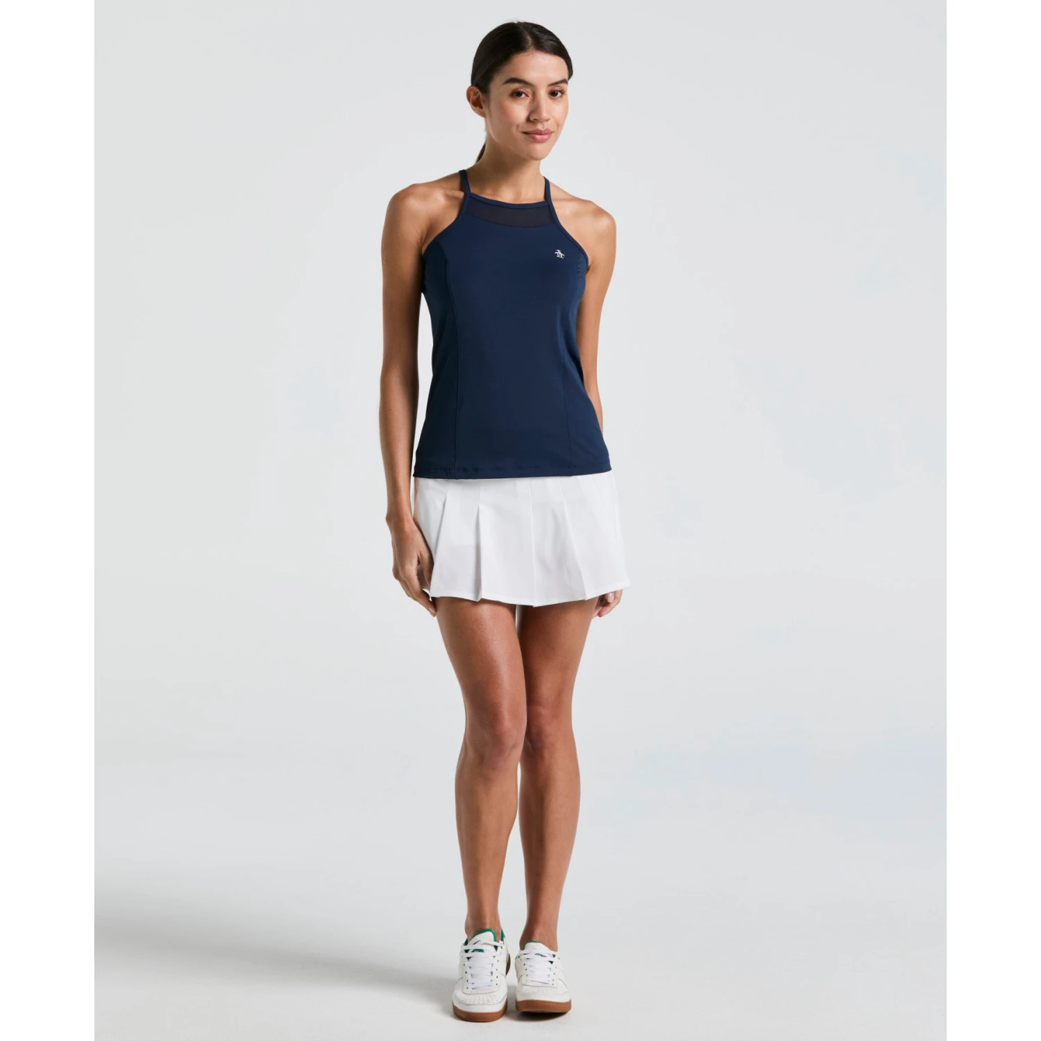 Original Penguin Women's Pleated Tennis Skort In Bright White(Womens Pleated Tennis Skort White O1bsf011gg 118) 1 Original Penguin Women's Pleated Tennis Skort In Bright White(Womens Pleated Tennis Skort White O1bsf011gg 118)