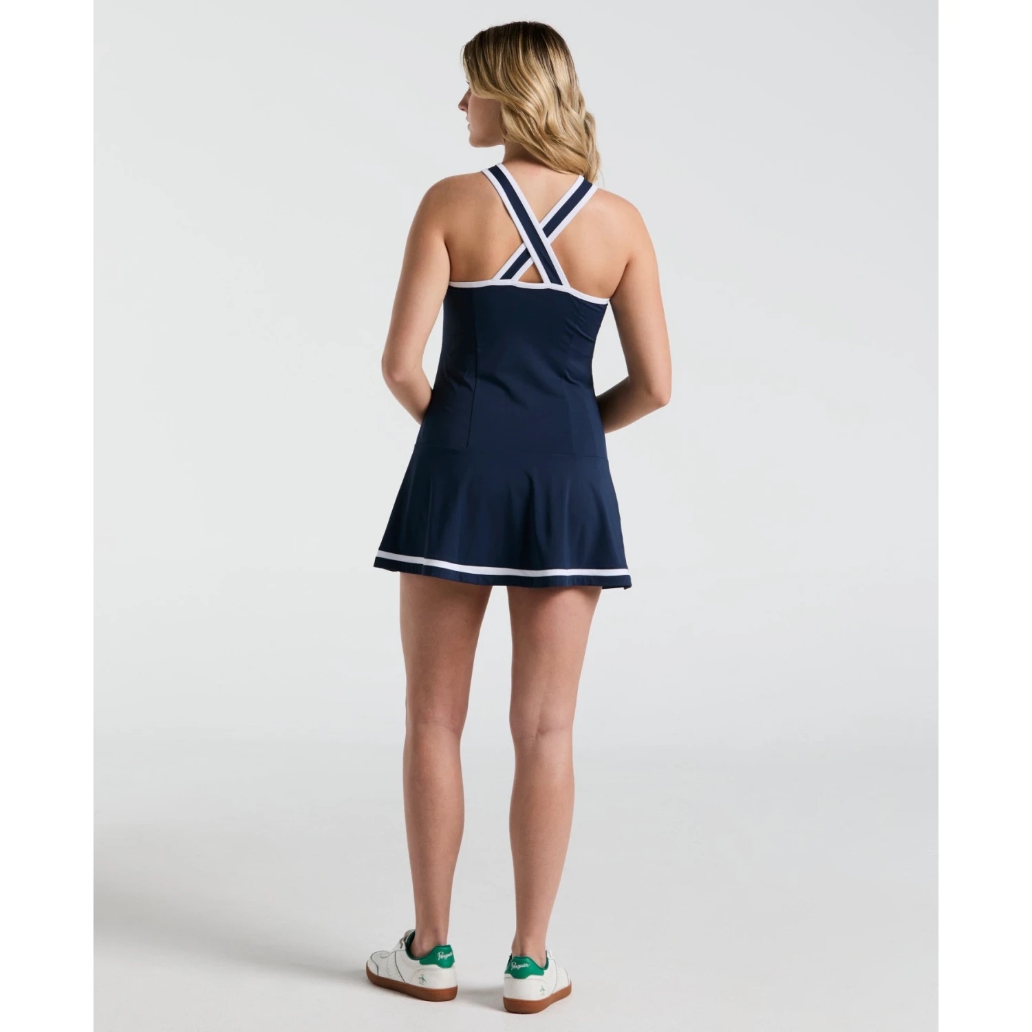 Original Penguin Women's Colour Block Tennis Dress In Black Iris(Womens Colour Block Tennis Dress Blue O1dfe022gg 417) 2 Original Penguin Women's Colour Block Tennis Dress In Black Iris(Womens Colour Block Tennis Dress Blue O1dfe022gg 417) - Image 2