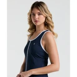Original Penguin Women's Colour Block Tennis Dress In Black Iris(Womens Colour Block Tennis Dress Blue O1dfe022gg 417) 6 Original Penguin Women's Colour Block Tennis Dress In Black Iris(Womens Colour Block Tennis Dress Blue O1dfe022gg 417) -Original Penguin Outlet O1DFE022 417 alt2