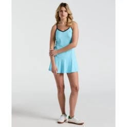 Original Penguin Women's Floral Jacquard Tennis Dress In Castaway(Womens Floral Jacquard Tennis Dress Blue O1dsf025gg 445) 7 Original Penguin Women's Floral Jacquard Tennis Dress In Castaway(Womens Floral Jacquard Tennis Dress Blue O1dsf025gg 445) -Original Penguin Outlet O1DSF025 445 alt3