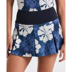 Original Penguin Women's Fuji Floral Tennis Skort In Black Iris(Womens Fuji Floral Tennis Skort Blue O1kbff17gg 417) -Original Penguin Outlet O1KBFF17 417 alt2