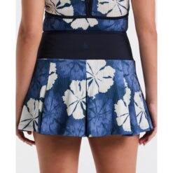 Original Penguin Women's Fuji Floral Tennis Skort In Black Iris(Womens Fuji Floral Tennis Skort Blue O1kbff17gg 417) -Original Penguin Outlet O1KBFF17 417 alt3