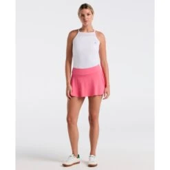 Original Penguin Women's Jacquard Tennis Skort In Camellia Rose(Womens Jacquard Tennis Skort Pink O1kbff22gg 660)