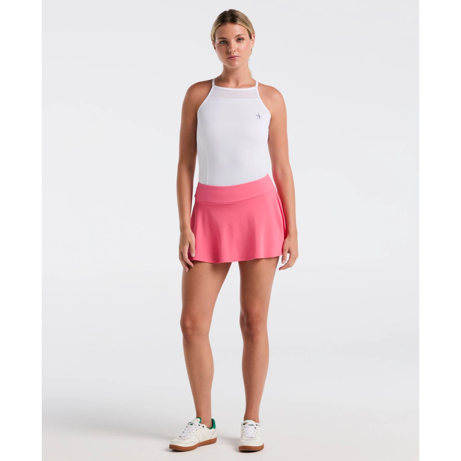 Original Penguin Women's Jacquard Tennis Skort In Camellia Rose(Womens Jacquard Tennis Skort Pink O1kbff22gg 660) 1 Original Penguin Women's Jacquard Tennis Skort In Camellia Rose(Womens Jacquard Tennis Skort Pink O1kbff22gg 660)