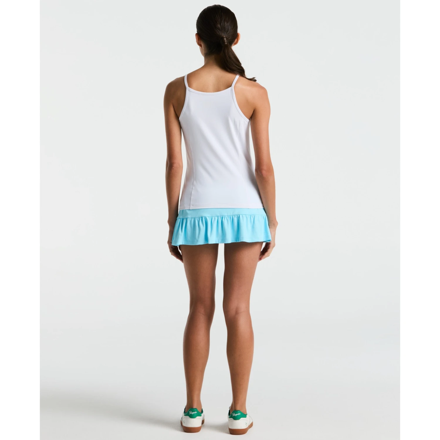 Original Penguin Women's Floral Jacquard Tennis Skort In Castaway(Womens Floral Jacquard Tennis Skort Blue O1kbsf10gg 445) 2 Original Penguin Women's Floral Jacquard Tennis Skort In Castaway(Womens Floral Jacquard Tennis Skort Blue O1kbsf10gg 445) - Image 2