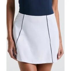 Original Penguin Women's Colour Block Flounce Tennis Skort In Bright White(Womens Colour Block Flounce Tennis Skort White O1kbsf19gg 118) 6 Original Penguin Women's Colour Block Flounce Tennis Skort In Bright White(Womens Colour Block Flounce Tennis Skort White O1kbsf19gg 118) -Original Penguin Outlet O1KBSF19 118 alt2