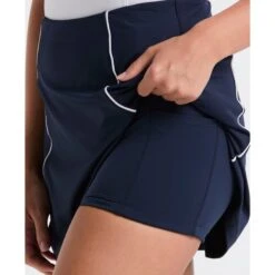 Original Penguin Women's Colour Block Flounce Tennis Skort In Black Iris(Womens Colour Block Flounce Tennis Skort Blue O1kbsf19gg 417) -Original Penguin Outlet O1KBSF19 417 alt4