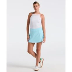 Original Penguin Women's Colour Block Flounce Tennis Skort In Castaway(Womens Colour Block Flounce Tennis Skort Blue O1kbsf19gg 445)