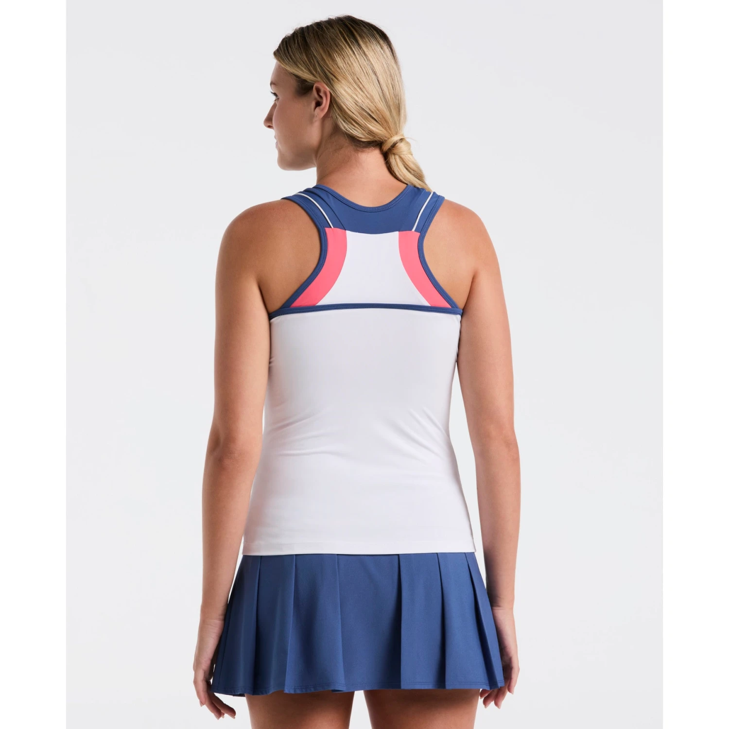 Original Penguin Women's Colourblock Tennis Tank Top In Bright White(Womens Colourblock Tennis Tank Top White O1kff018gg 118) 2 Original Penguin Women's Colourblock Tennis Tank Top In Bright White(Womens Colourblock Tennis Tank Top White O1kff018gg 118) - Image 2