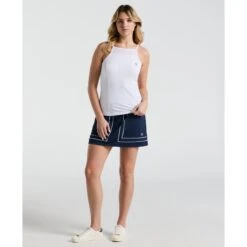 Original Penguin Women's Tennis Tank Top In Bright White(Womens Tennis Tank Top White O1ksf026gg 118) 7 Original Penguin Women's Tennis Tank Top In Bright White(Womens Tennis Tank Top White O1ksf026gg 118) -Original Penguin Outlet O1KSF026 118 alt3