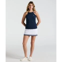 Original Penguin Women's Tennis Tank Top In Black Iris(Womens Tennis Tank Top Blue O1ksf026gg 417) 7 Original Penguin Women's Tennis Tank Top In Black Iris(Womens Tennis Tank Top Blue O1ksf026gg 417) -Original Penguin Outlet O1KSF026 417 alt3
