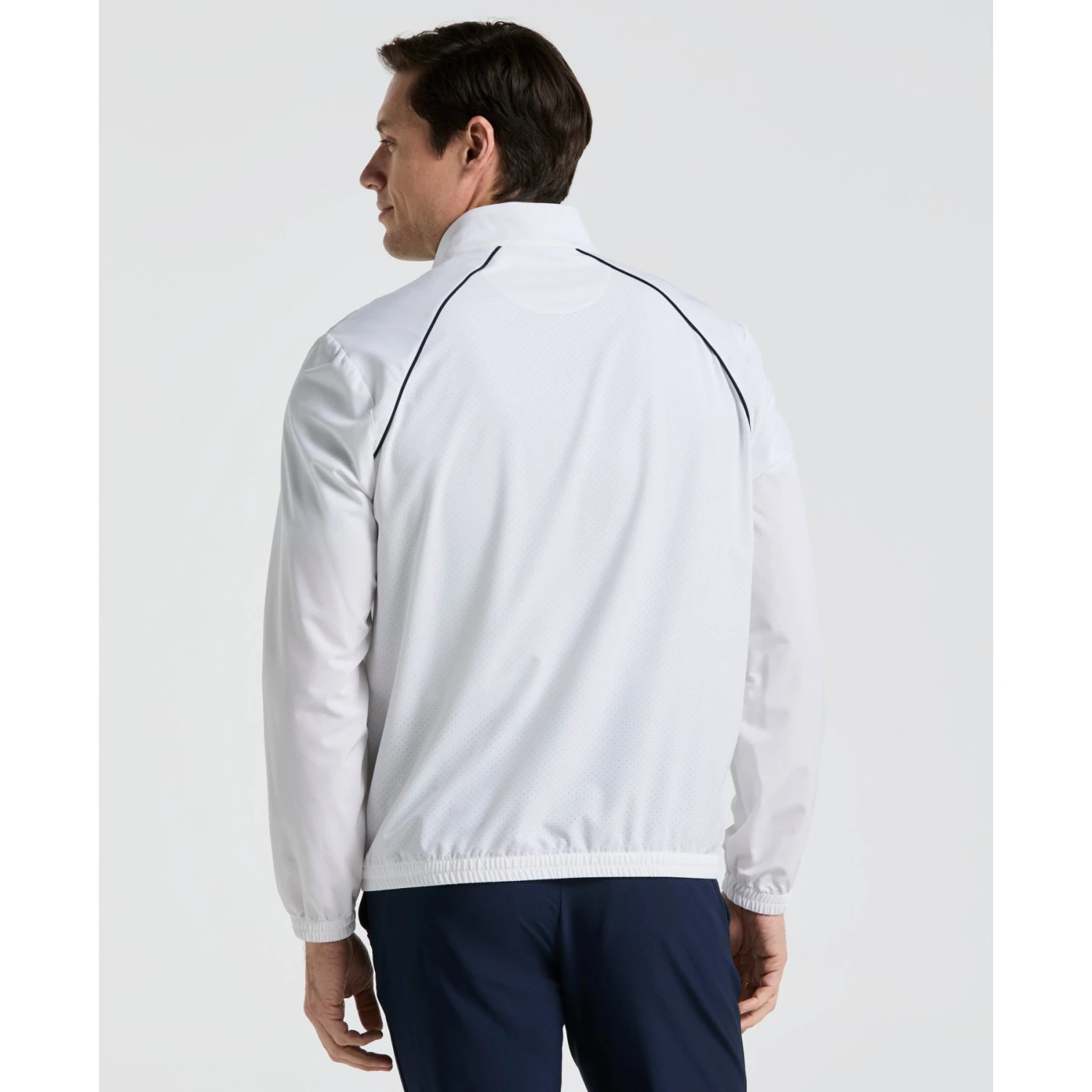 Original Penguin 1/4 Zip Tennis Jacket In Bright White(14 Zip Tennis Jacket White O1wsf002gg 118) 2 Original Penguin 1/4 Zip Tennis Jacket In Bright White(14 Zip Tennis Jacket White O1wsf002gg 118) - Image 2