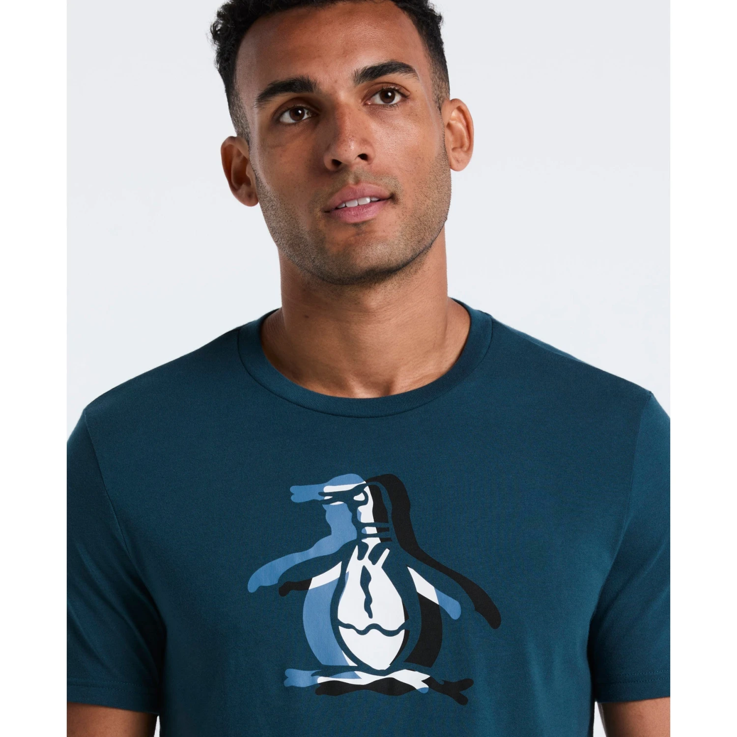 Original Penguin Overlap Pete Graphic T-Shirt In Reflecting Pond(Overlap Pete Graphic T Shirt Green Ockf2553gp 470) 3 Original Penguin Overlap Pete Graphic T-Shirt In Reflecting Pond(Overlap Pete Graphic T Shirt Green Ockf2553gp 470) - Image 3
