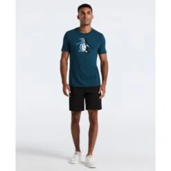 Original Penguin Overlap Pete Graphic T-Shirt In Reflecting Pond(Overlap Pete Graphic T Shirt Green Ockf2553gp 470) 7 Original Penguin Overlap Pete Graphic T-Shirt In Reflecting Pond(Overlap Pete Graphic T Shirt Green Ockf2553gp 470) -Original Penguin Outlet OCKF2553 470 alt3