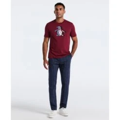 Original Penguin Overlap Pete Graphic T-Shirt In Cabernet(Overlap Pete Graphic T Shirt Red Ockf2553gp 605) 7 Original Penguin Overlap Pete Graphic T-Shirt In Cabernet(Overlap Pete Graphic T Shirt Red Ockf2553gp 605) -Original Penguin Outlet OCKF2553 605 alt3