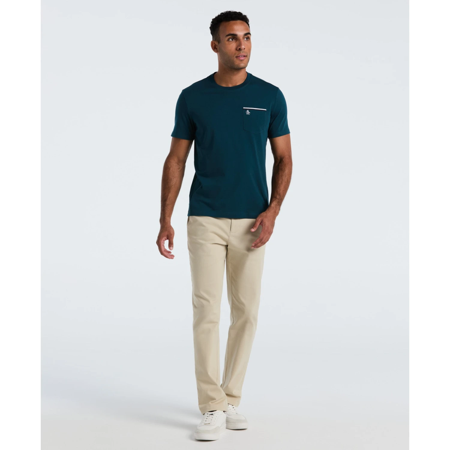 Original Penguin Earl Tape Tipped Pocket T-Shirt In Reflecting Pond(Earl Tape Tipped Pocket T Shirt Blue Ocksb025gp 470) 4 Original Penguin Earl Tape Tipped Pocket T-Shirt In Reflecting Pond(Earl Tape Tipped Pocket T Shirt Blue Ocksb025gp 470) - Image 4