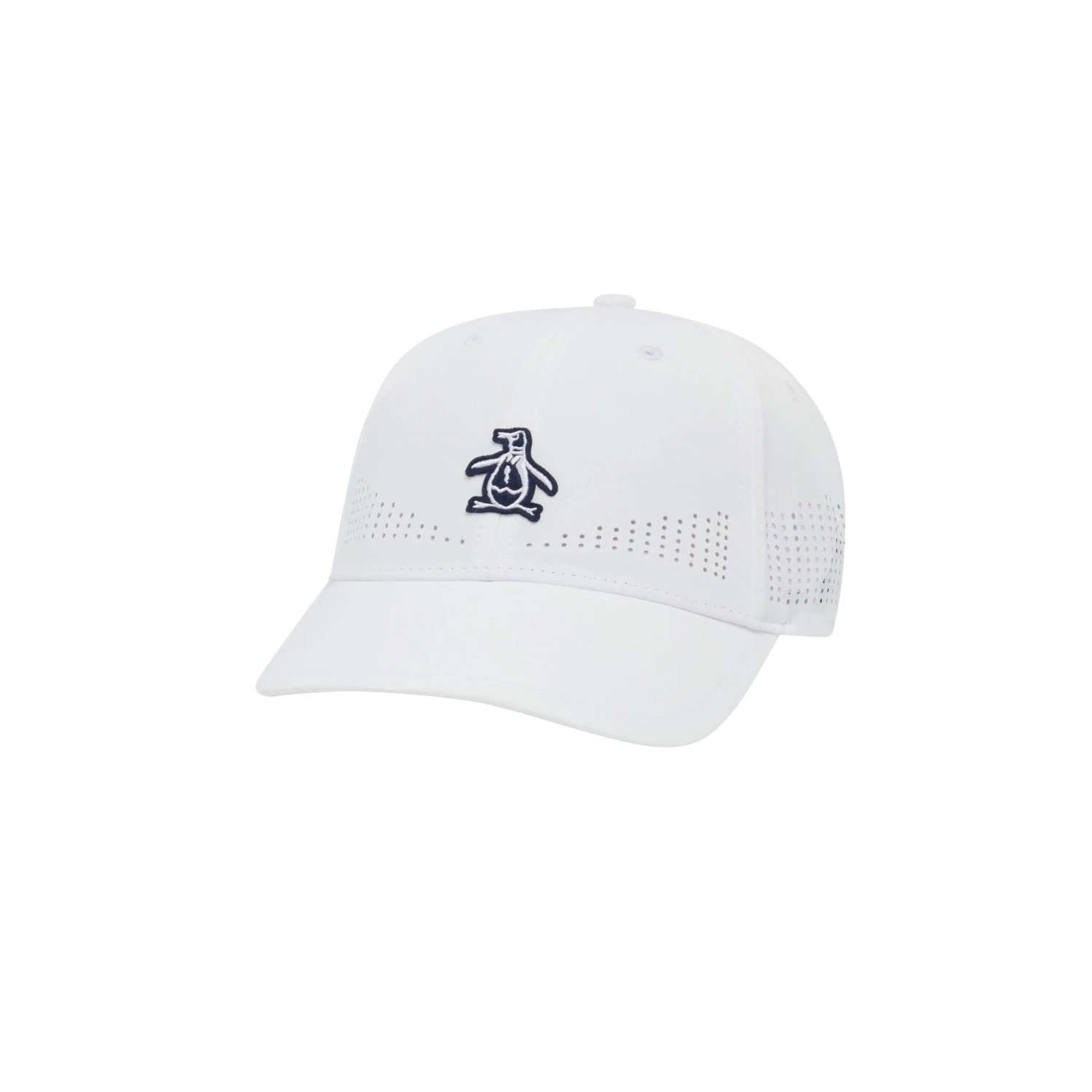 Original Penguin Women's Country Club Perforated Golf Cap In Bright White(Womens Country Club Perforated Golf Cap White Ogasf092gg 118) 1 Original Penguin Women's Country Club Perforated Golf Cap In Bright White(Womens Country Club Perforated Golf Cap White Ogasf092gg 118)