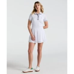 Original Penguin Women's Veronica Short Sleeve Dress In Bright White(Womens Tennis Veronica Mesh Dress White Ogdsc007gg 118) 8 Original Penguin Women's Veronica Short Sleeve Dress In Bright White(Womens Tennis Veronica Mesh Dress White Ogdsc007gg 118) -Original Penguin Outlet OGDSC007 118 alt3
