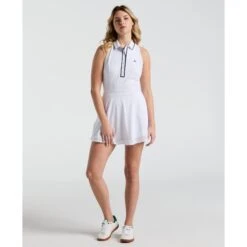 Original Penguin Women's Veronica Sleeveless Dress In Bright White(Veronica Golf Dress With Shorts White Ogdse054gg 118) 8 Original Penguin Women's Veronica Sleeveless Dress In Bright White(Veronica Golf Dress With Shorts White Ogdse054gg 118) -Original Penguin Outlet OGDSE054 118 alt3