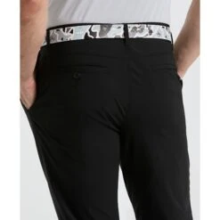 Original Penguin The Player Golf Trousers In Caviar(The Player Golf Trousers Black Ogkbsf44gg 001) -Original Penguin Outlet OGKBSF44 001 alt3