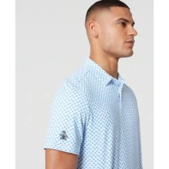 Original Penguin Retro Geo Print Golf Polo Shirt In French Blue(Retro Geo Print Golf Polo Shirt Blue Ogksc0e6gg 478) 7 Original Penguin Retro Geo Print Golf Polo Shirt In French Blue(Retro Geo Print Golf Polo Shirt Blue Ogksc0e6gg 478) -Original Penguin Outlet OGKSC0E6 478 alt2