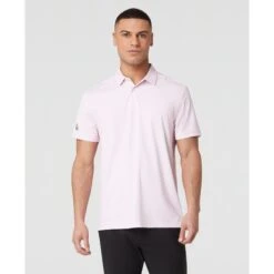 Original Penguin Retro Geo Print Golf Polo Shirt In Charm Pink(Retro Geo Print Golf Polo Shirt Pink Ogksc0e6gg 689)