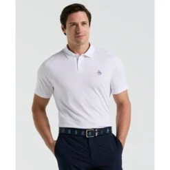 Original Penguin Legacy Performance Tennis Polo Shirt In Bright White(Legacy Gussett Tennis Polo White Ogksc0g4gg 118)