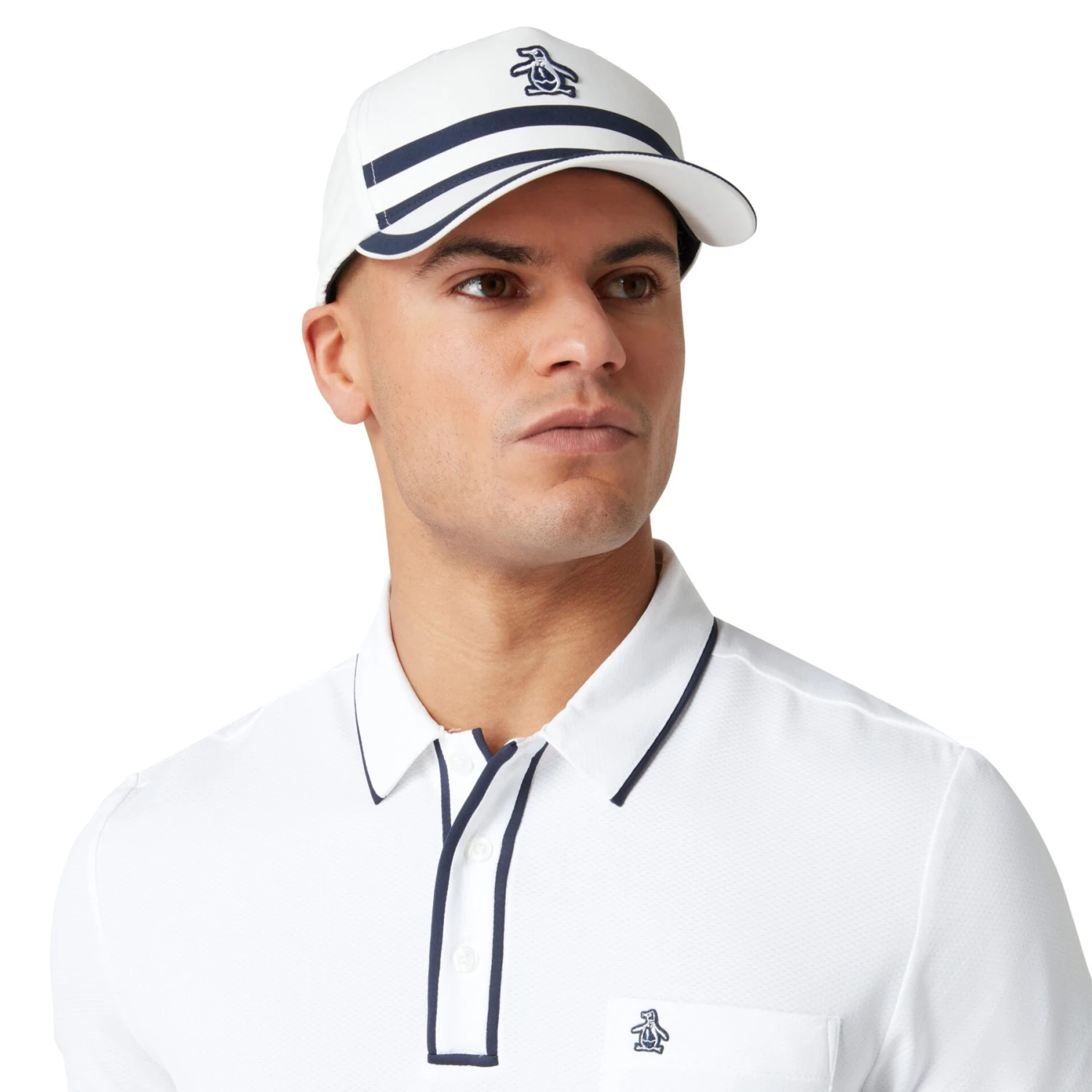 Original Penguin Palm Springs Earl Golf Cap In Bright White(Palm Springs Earl Golf Cap White Ogasf087gg 118) 2 Original Penguin Palm Springs Earl Golf Cap In Bright White(Palm Springs Earl Golf Cap White Ogasf087gg 118) - Image 2