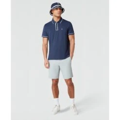 Original Penguin Technical Earl Short Sleeve Golf Polo Shirt In Black Iris(Technical Earl Golf Polo Blue Ogkse002gg 417) 8 Original Penguin Technical Earl Short Sleeve Golf Polo Shirt In Black Iris(Technical Earl Golf Polo Blue Ogkse002gg 417) -Original Penguin Outlet OGKSE002 417 4