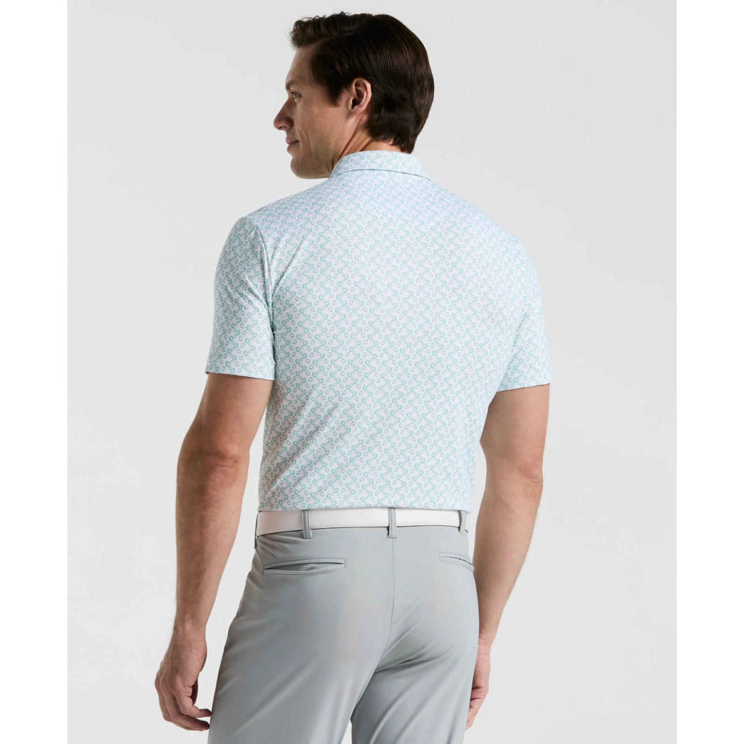 Original Penguin All Over Lifesaver Print Golf Polo Shirt In Bright White(All Over Lifesaver Print Golf Polo Shirt White Ogksf018gg 118) 2 Original Penguin All Over Lifesaver Print Golf Polo Shirt In Bright White(All Over Lifesaver Print Golf Polo Shirt White Ogksf018gg 118) - Image 2