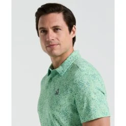 Original Penguin All Over Micro Abstract Printed Golf Polo Shirt In Sprucestone(All Over Micro Abstract Printed Golf Polo Shirt Green Ogksf025gg 338) 7 Original Penguin All Over Micro Abstract Printed Golf Polo Shirt In Sprucestone(All Over Micro Abstract Printed Golf Polo Shirt Green Ogksf025gg 338) -Original Penguin Outlet OGKSF025 338 alt2