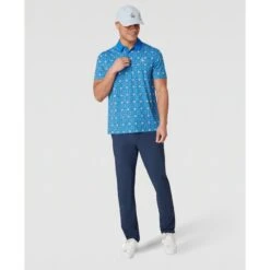 Original Penguin All Over Cocktail Windowpane Printed Golf Polo Shirt In French Blue(All Over Cocktail Windowpane Printed Golf Polo Shirt Blue Ogksf026gg 478) 8 Original Penguin All Over Cocktail Windowpane Printed Golf Polo Shirt In French Blue(All Over Cocktail Windowpane Printed Golf Polo Shirt Blue Ogksf026gg 478) -Original Penguin Outlet OGKSF026 478 alt3