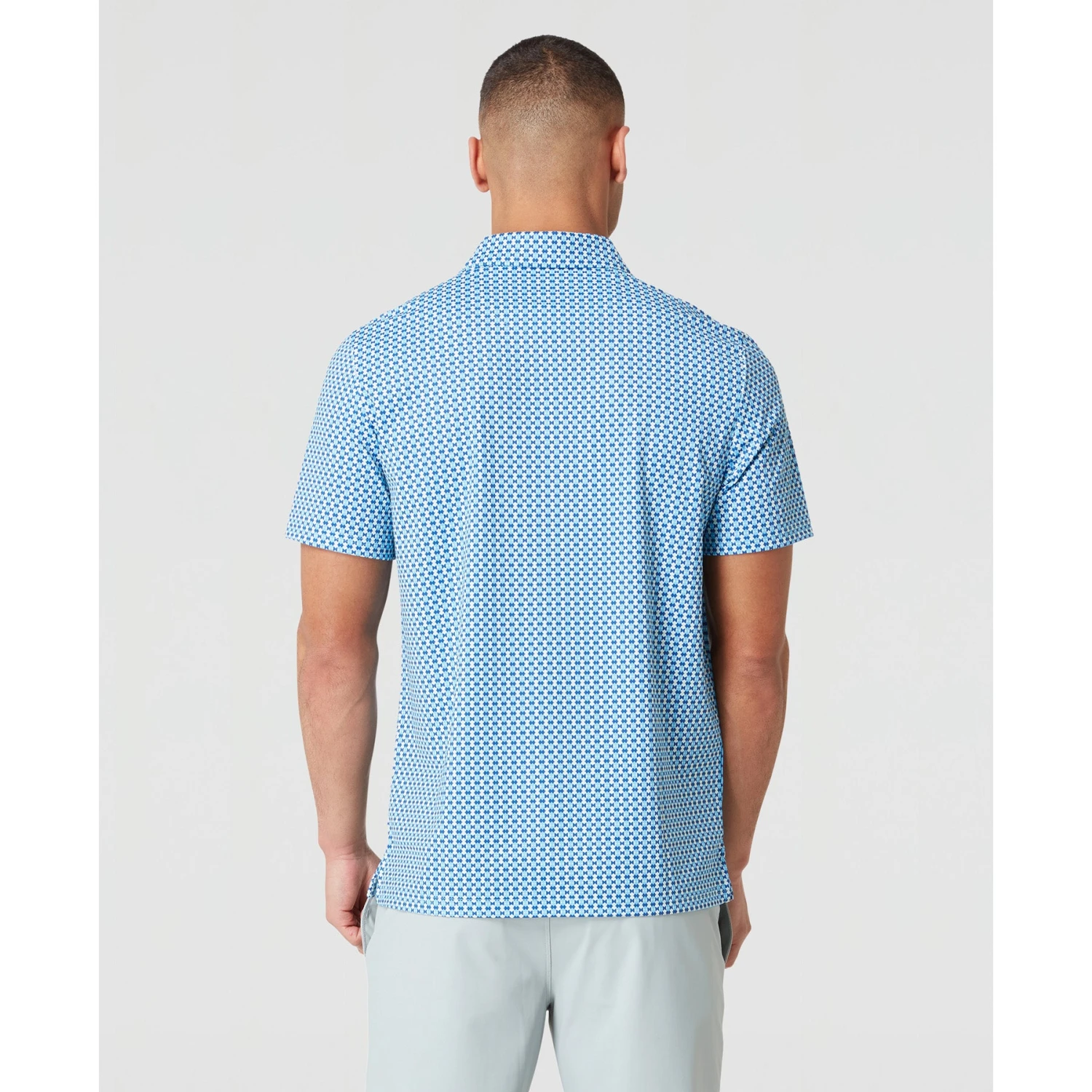 Original Penguin All Over Pete's Bowtie Micro Print Golf Polo Shirt In Blue Grotto(All Over Petes Bowtie Micro Print Golf Polo Shirt Blue Ogksf031gg 457) 2 Original Penguin All Over Pete's Bowtie Micro Print Golf Polo Shirt In Blue Grotto(All Over Petes Bowtie Micro Print Golf Polo Shirt Blue Ogksf031gg 457) - Image 2