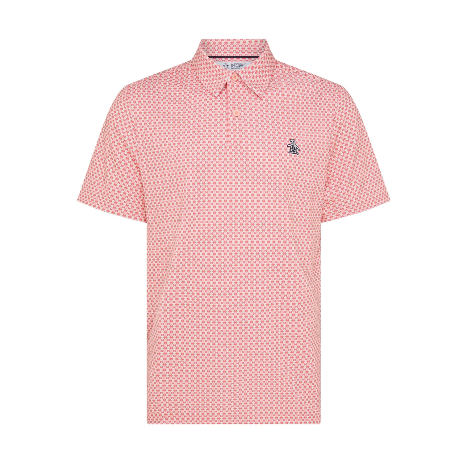 Original Penguin All Over Pete's Bowtie Micro Print Golf Polo Shirt In Murex Shell(All Over Petes Bowtie Micro Print Golf Polo Shirt Pink Ogksf031gg 680) 5 Original Penguin All Over Pete's Bowtie Micro Print Golf Polo Shirt In Murex Shell(All Over Petes Bowtie Micro Print Golf Polo Shirt Pink Ogksf031gg 680) - Image 5