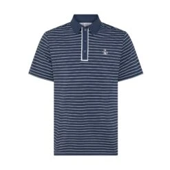 Original Penguin The Heritage Stripe Golf Polo Shirt In Black Iris(The Heritage Stripe Golf Polo Shirt Blue Ogksf043gg 417) 9 Original Penguin The Heritage Stripe Golf Polo Shirt In Black Iris(The Heritage Stripe Golf Polo Shirt Blue Ogksf043gg 417) -Original Penguin Outlet OGKSF043 417 alt4