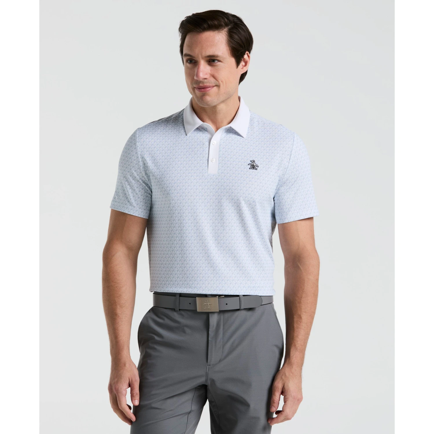Original Penguin Pete's Tee Time Golf Polo In Bright White(Petes Tee Time Golf Polo Shirt White Ogksf045gg 118) 1 Original Penguin Pete's Tee Time Golf Polo In Bright White(Petes Tee Time Golf Polo Shirt White Ogksf045gg 118)