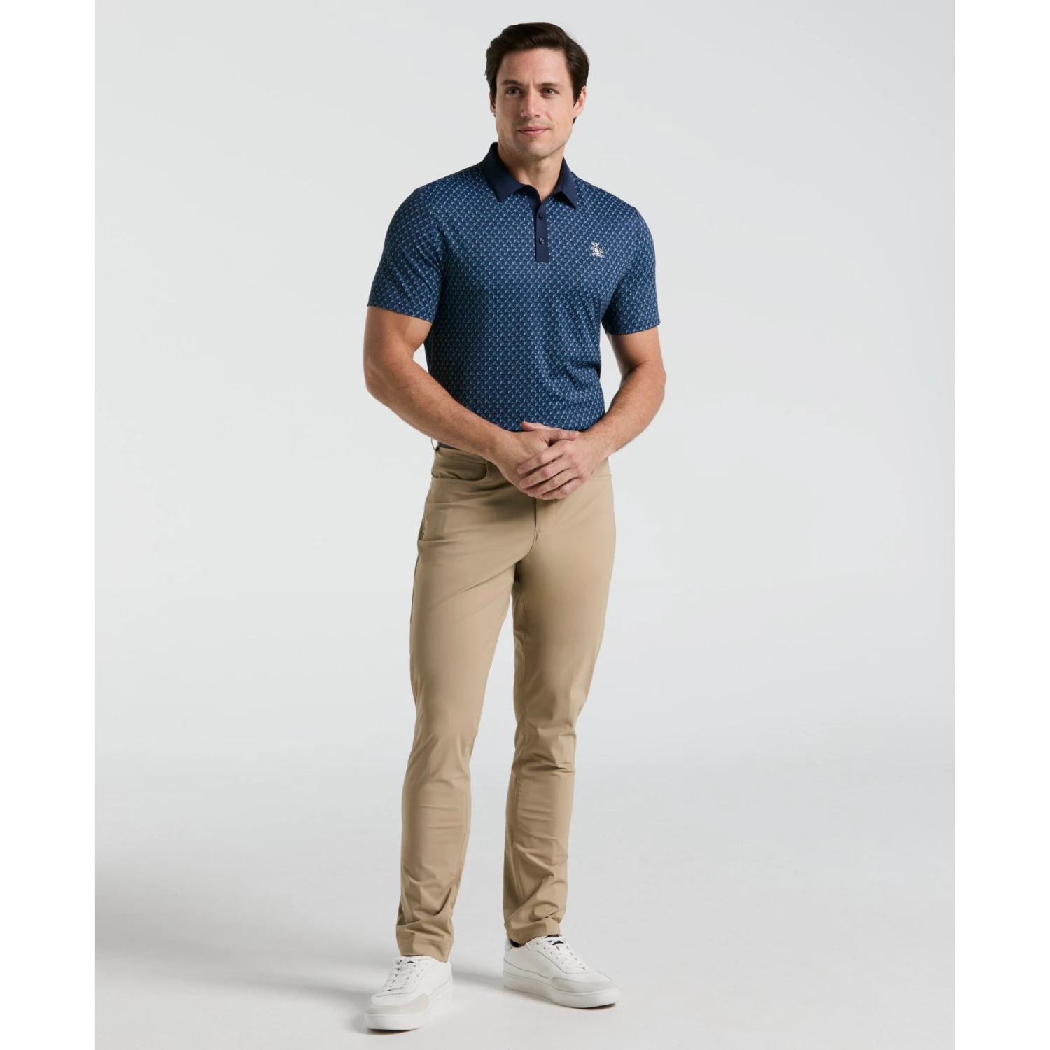 Original Penguin Pete's Tee Time Golf Polo In Black Iris(Petes Tee Time Golf Polo Shirt Blue Ogksf045gg 417) 4 Original Penguin Pete's Tee Time Golf Polo In Black Iris(Petes Tee Time Golf Polo Shirt Blue Ogksf045gg 417) - Image 4