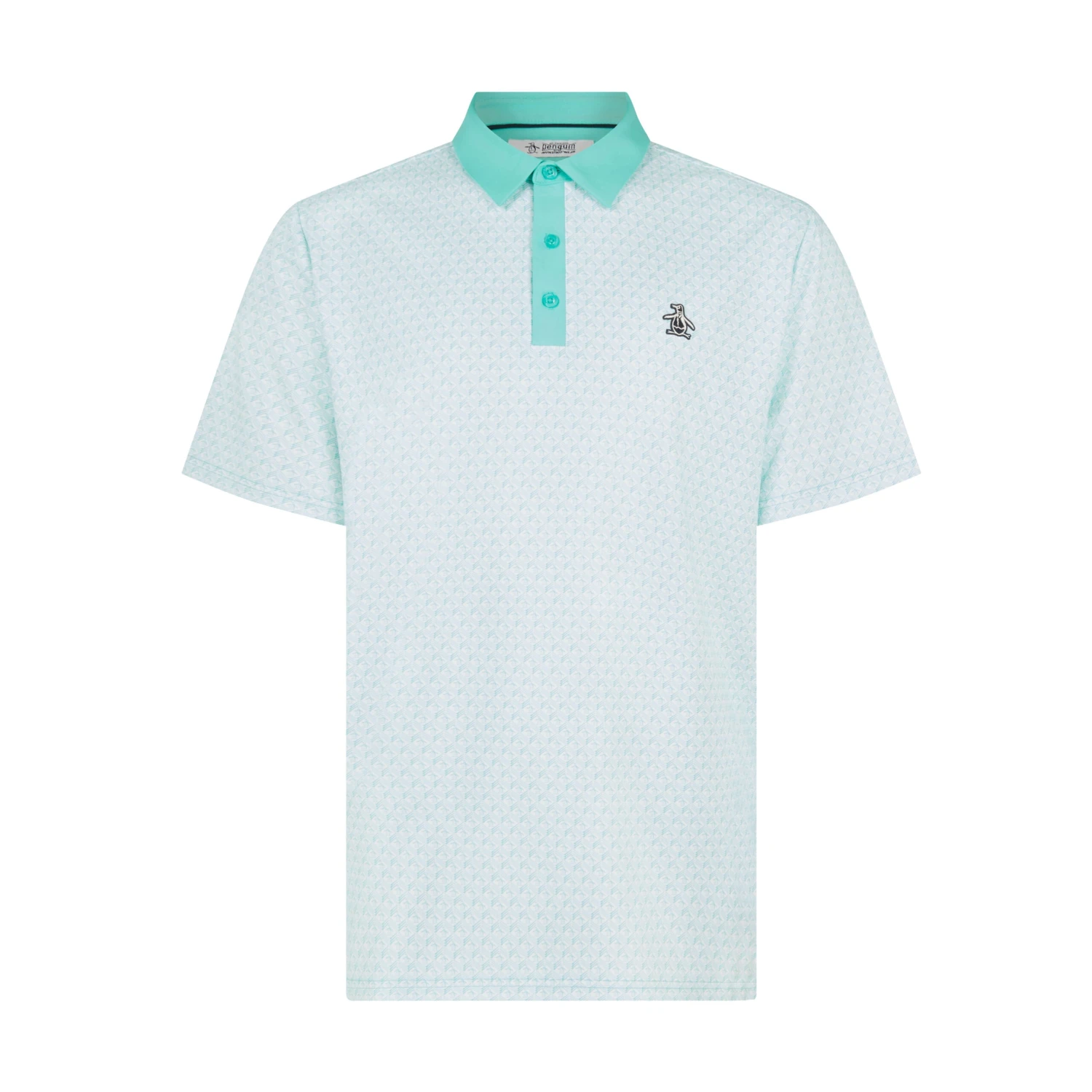 Original Penguin Pete's Tee Time Golf Polo In Pool Blue(Petes Tee Time Golf Polo Shirt Blue Ogksf045gg 445) 5 Original Penguin Pete's Tee Time Golf Polo In Pool Blue(Petes Tee Time Golf Polo Shirt Blue Ogksf045gg 445) - Image 5
