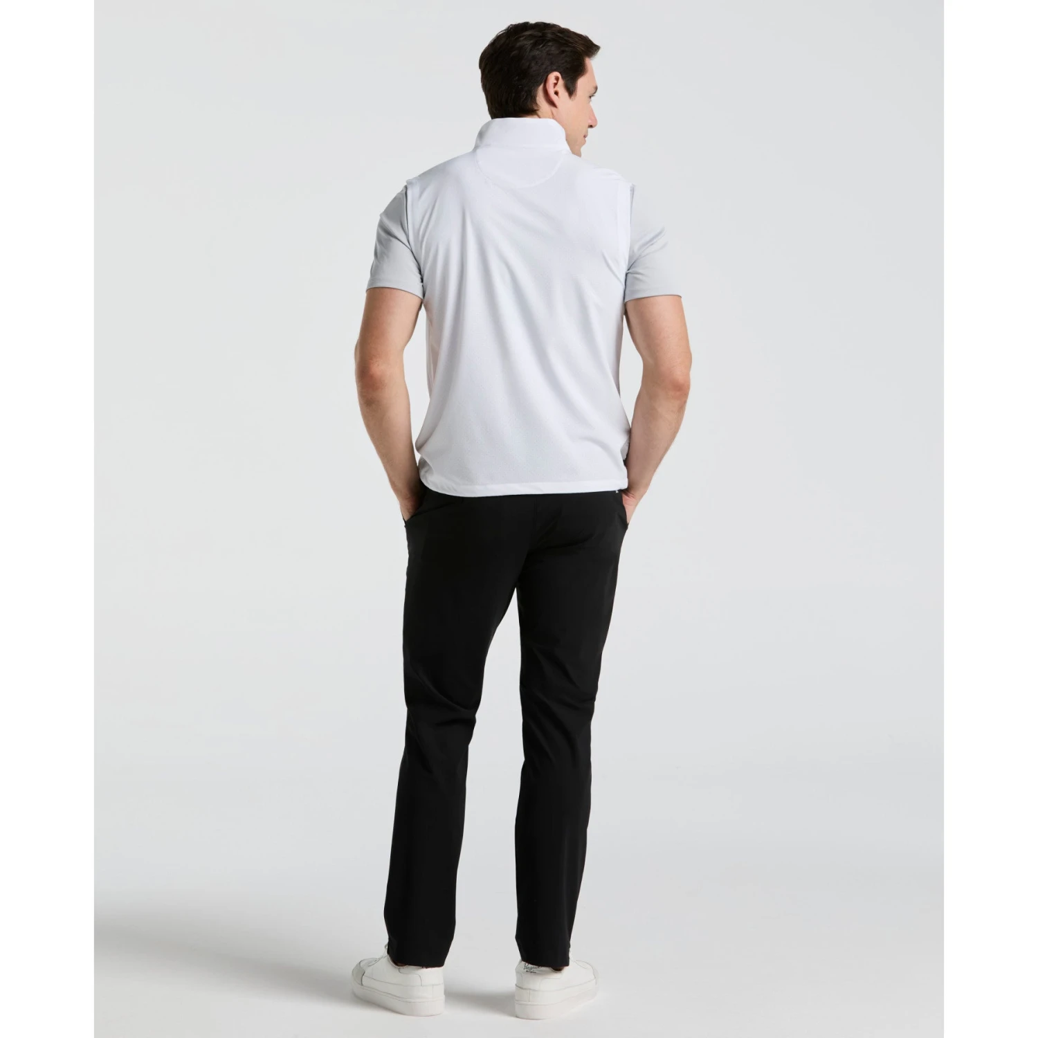 Original Penguin Heritage Lightweight Packable Golf Gilet In Bright White(Heritage Lightweight Packable Golf Gilet White Ogvsf010gg 118) 2 Original Penguin Heritage Lightweight Packable Golf Gilet In Bright White(Heritage Lightweight Packable Golf Gilet White Ogvsf010gg 118) - Image 2