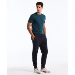 Original Penguin Sticker Pete Fleece Joggers In Dark Sapphire(Sticker Pete Fleece Joggers Blue Opbb0400gp 413)