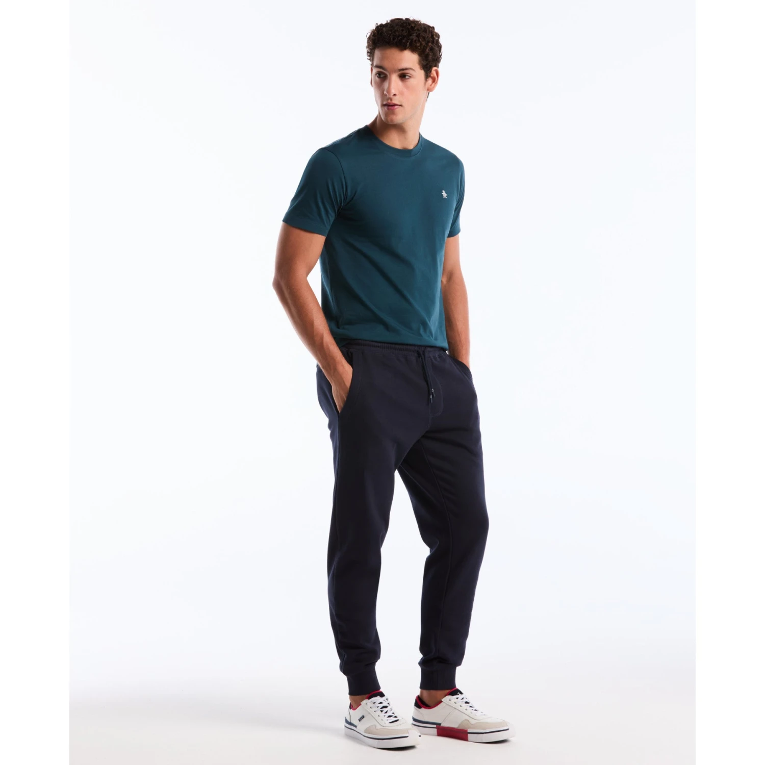 Original Penguin Sticker Pete Fleece Joggers In Dark Sapphire(Sticker Pete Fleece Joggers Blue Opbb0400gp 413) 1 Original Penguin Sticker Pete Fleece Joggers In Dark Sapphire(Sticker Pete Fleece Joggers Blue Opbb0400gp 413)