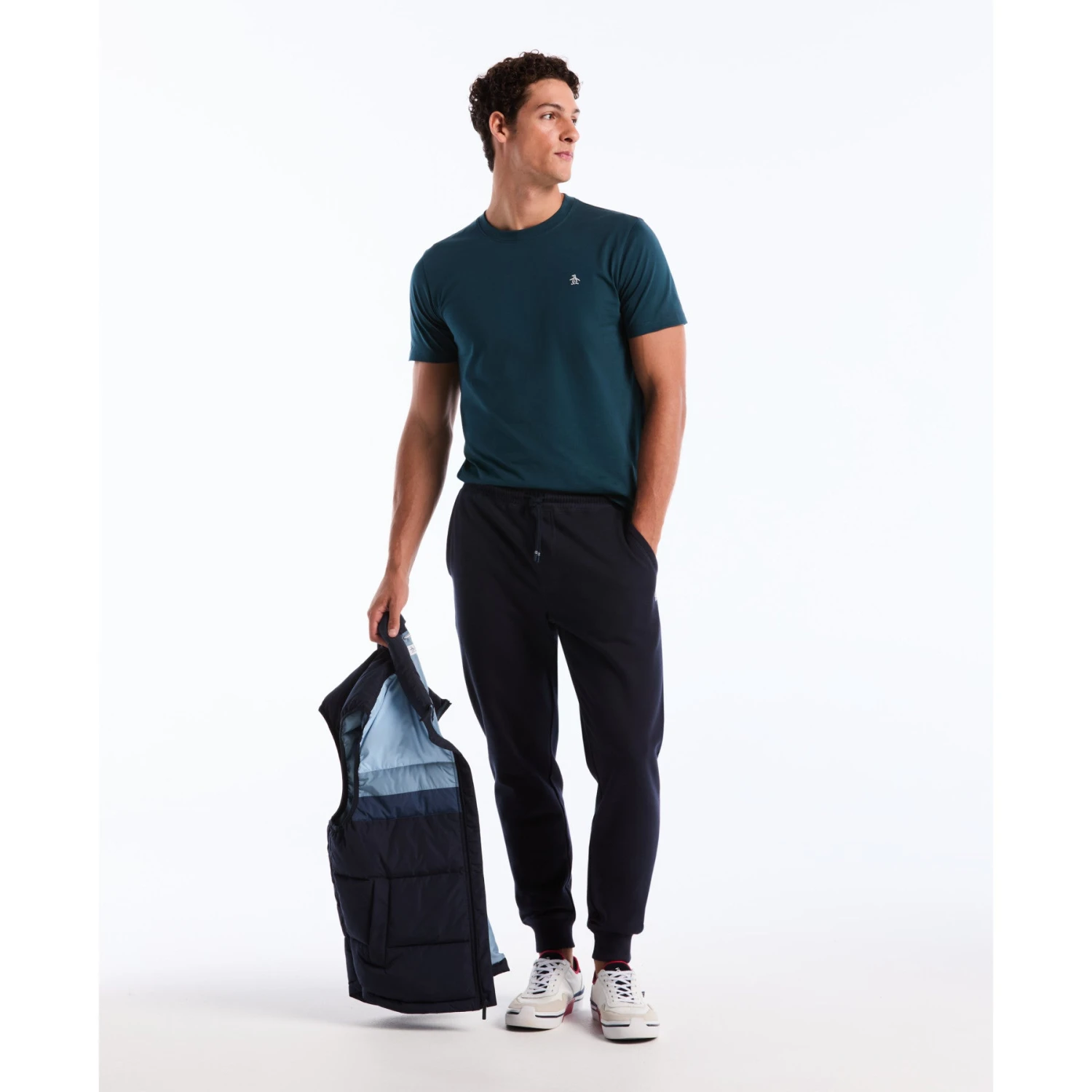 Original Penguin Sticker Pete Fleece Joggers In Dark Sapphire(Sticker Pete Fleece Joggers Blue Opbb0400gp 413) 5 Original Penguin Sticker Pete Fleece Joggers In Dark Sapphire(Sticker Pete Fleece Joggers Blue Opbb0400gp 413) - Image 5