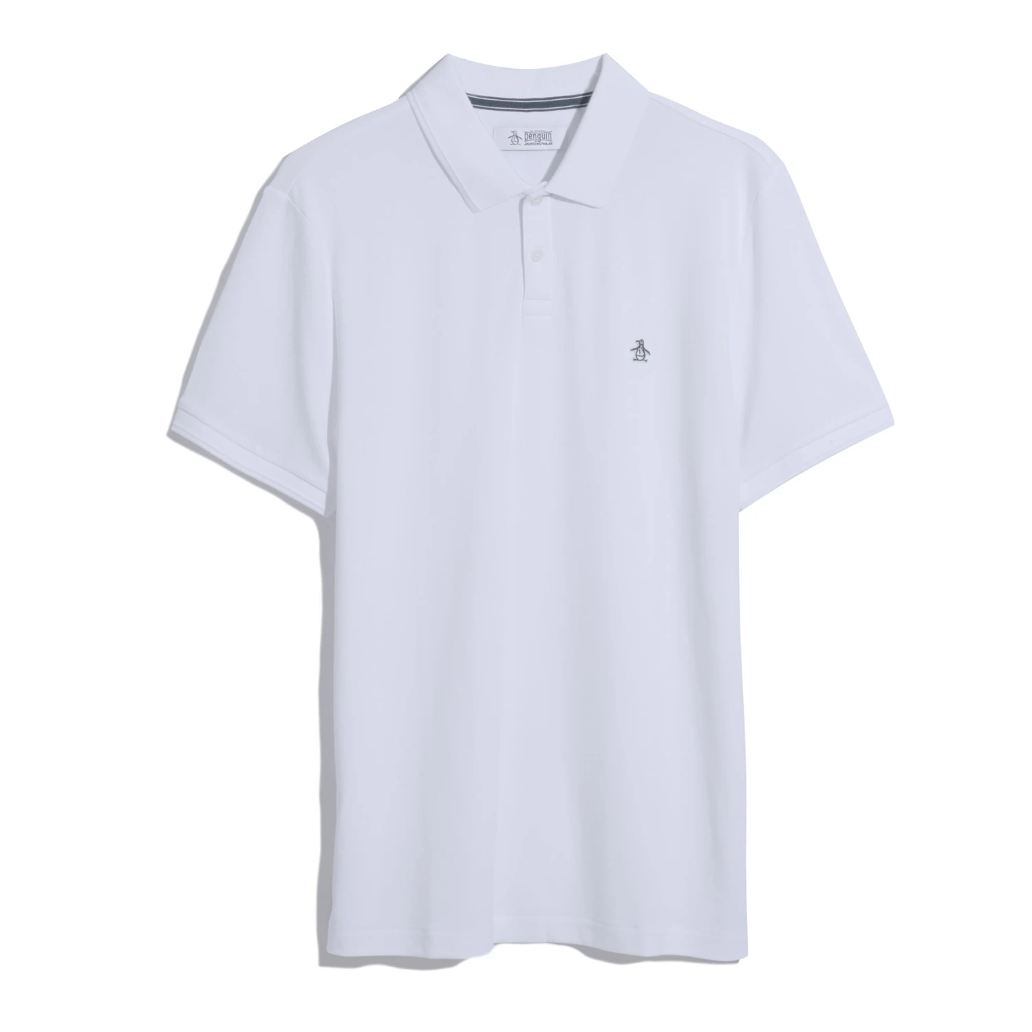 Original Penguin Daddy Pique Polo Shirt In Bright White(Daddy Pique Polo White Opkb0015gp 118) 5 Original Penguin Daddy Pique Polo Shirt In Bright White(Daddy Pique Polo White Opkb0015gp 118) - Image 5