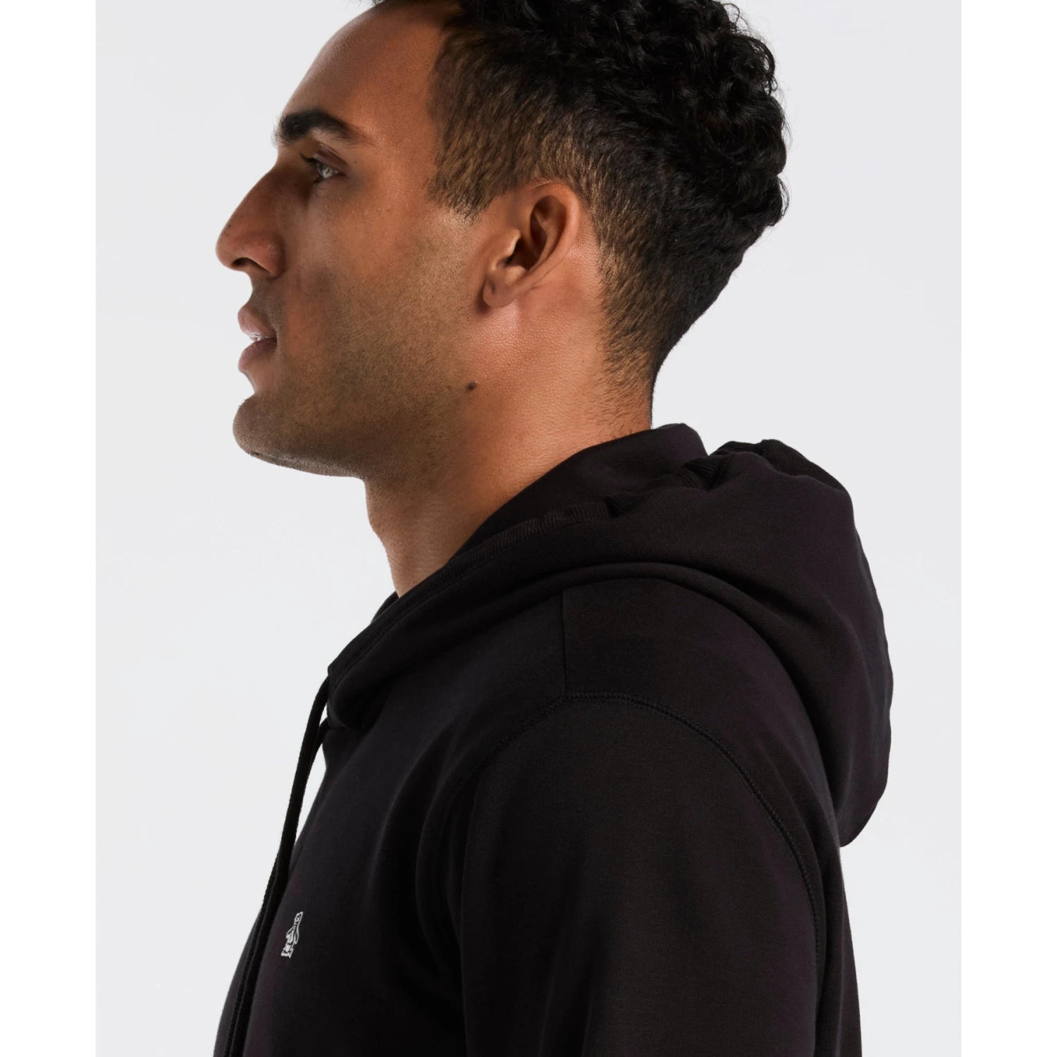Original Penguin Sticker Pete Hoodie In True Black(Sticker Pete Hoodie Black Opkb0040gp 010) 3 Original Penguin Sticker Pete Hoodie In True Black(Sticker Pete Hoodie Black Opkb0040gp 010) - Image 3