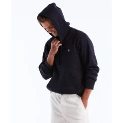 Original Penguin Sticker Pete Hoodie In Dark Sapphire(Sticker Pete Hoodie Blue Opkb0040gp 413) -Original Penguin Outlet OPKB0040 413 alt4