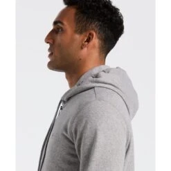 Original Penguin Sticker Pete Full Zip Hoodie In Rain Heather(Sticker Pete Full Zip Hoodie Grey Opkb0400gp 080) -Original Penguin Outlet OPKB0400 080 alt2