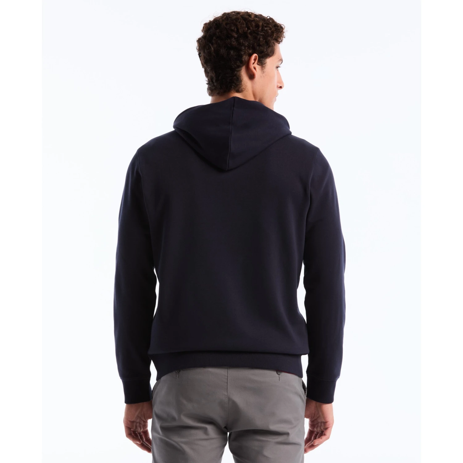 Original Penguin Sticker Pete Full Zip Hoodie In Dark Sapphire(Sticker Pete Full Zip Hoodie Blue Opkb0400gp 413) 2 Original Penguin Sticker Pete Full Zip Hoodie In Dark Sapphire(Sticker Pete Full Zip Hoodie Blue Opkb0400gp 413) - Image 2