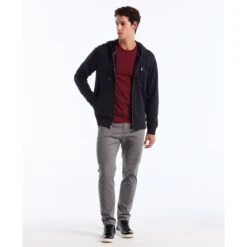 Original Penguin Sticker Pete Full Zip Hoodie In Dark Sapphire(Sticker Pete Full Zip Hoodie Blue Opkb0400gp 413) 9 Original Penguin Sticker Pete Full Zip Hoodie In Dark Sapphire(Sticker Pete Full Zip Hoodie Blue Opkb0400gp 413) -Original Penguin Outlet OPKB0400 413 alt3