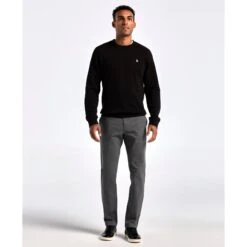Original Penguin Sticker Pete Sweatshirt In True Black(Sticker Pete Sweatshirt Black Opkb0404gp 010) -Original Penguin Outlet OPKB0404 010 alt3